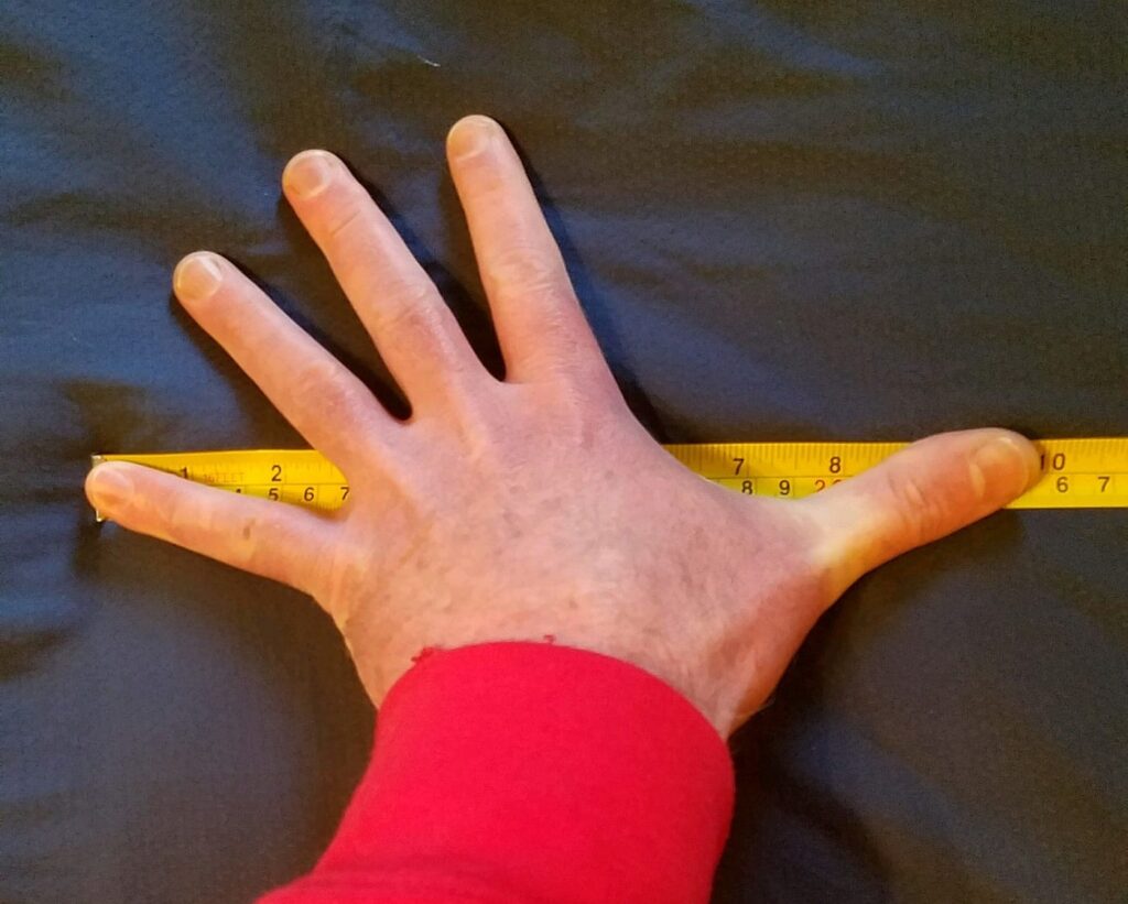 hand size