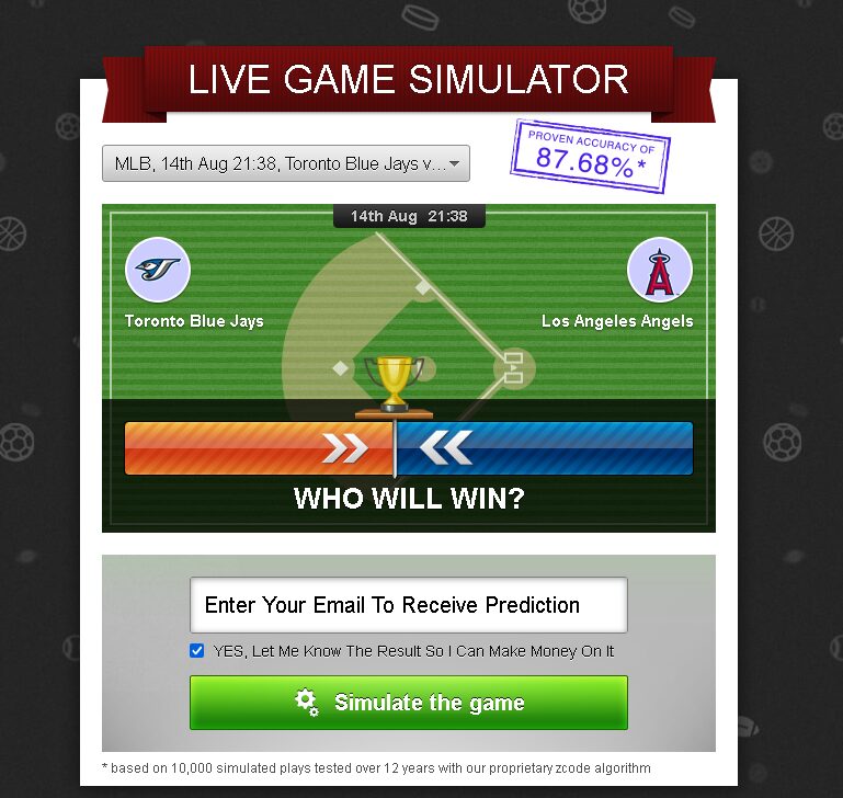 ZCode System live game simulator