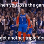 russell westbrook triple double meme